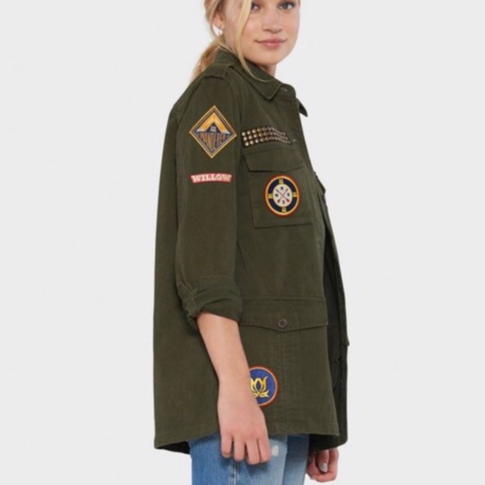Willow + clay military jacket